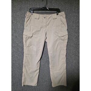 5.11 511 Tactical Stryke Cargo Pants Womens Size 14 Khaki Ripstop Work Gorpcore